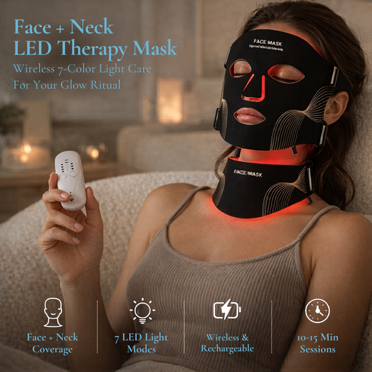 7-in-1 LED Photon Mask – Advanced Red Light Therapy Mask
