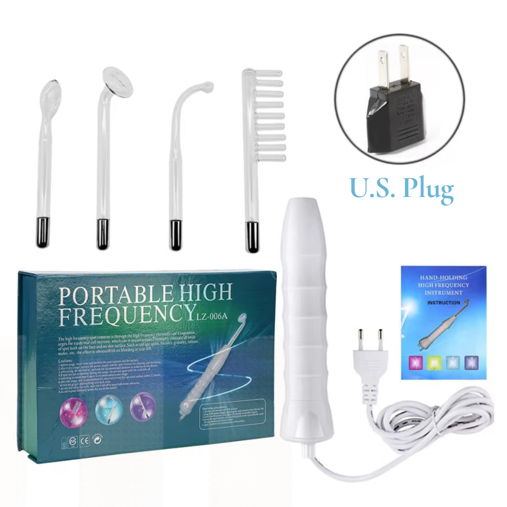 Portable High-Frequency Facial Neon Acne Wand