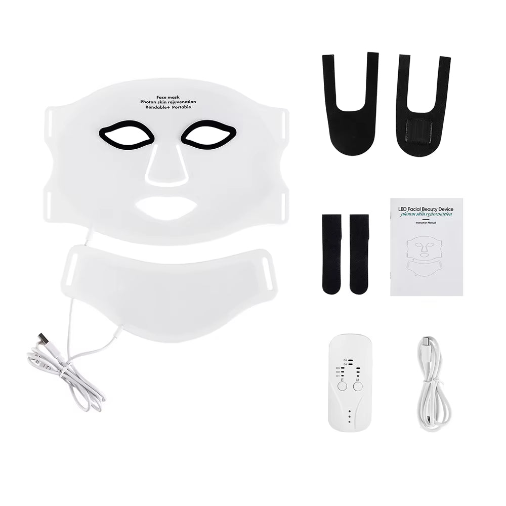 7-in-1 LED Photon Mask – Advanced Red Light Therapy Mask