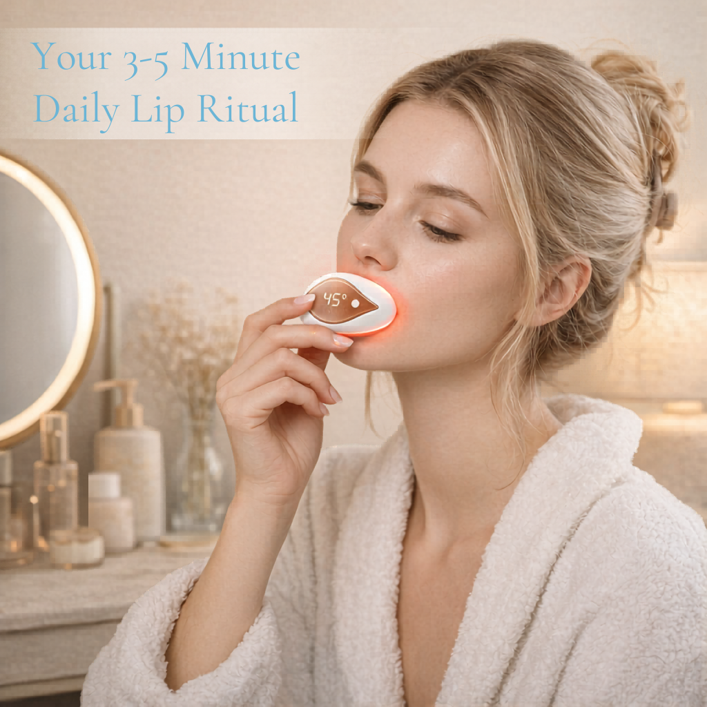 3-in-1 LED Red Light Therapy Lip Plumper