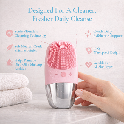 Electric Silicone Face Cleansing Brush