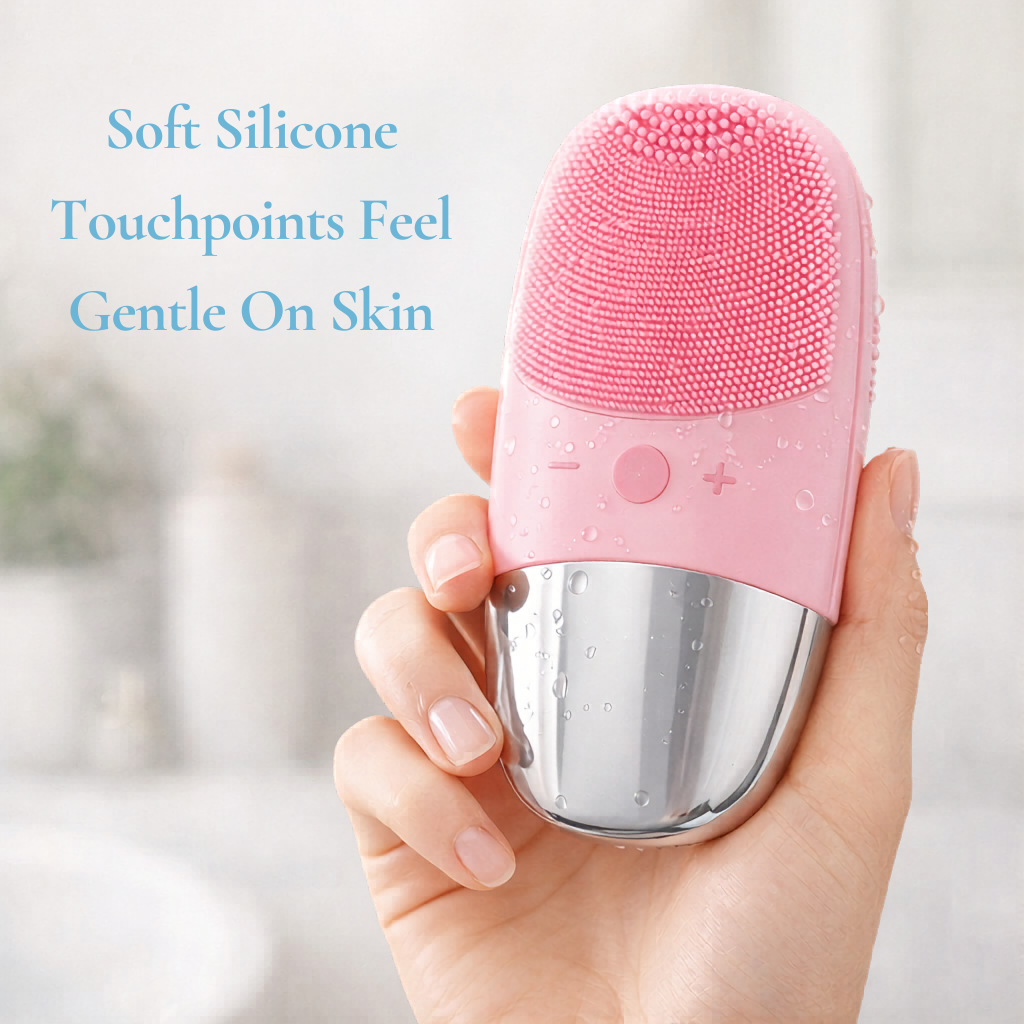Electric Silicone Face Cleansing Brush