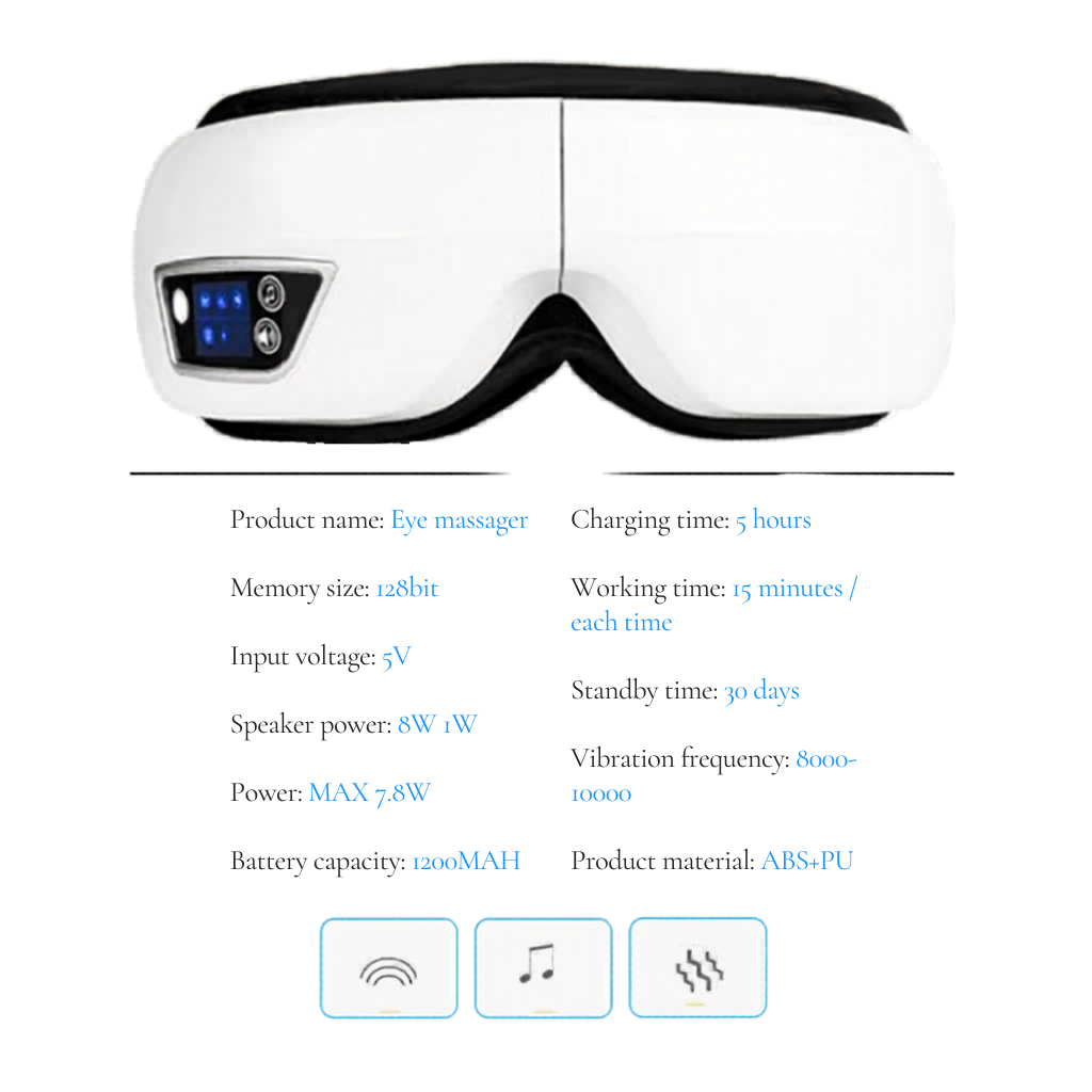 Smart Portable Heated Eye Massager