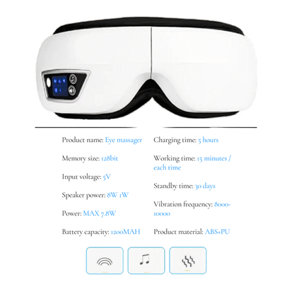 Smart Portable Heated Eye Massager