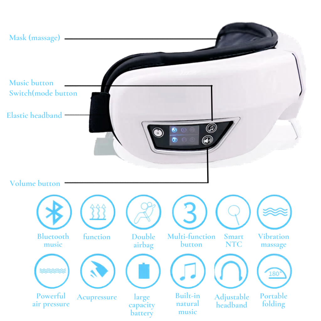 Smart Portable Heated Eye Massager