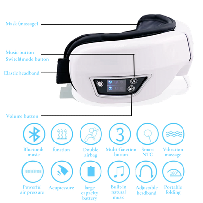 Smart Portable Heated Eye Massager