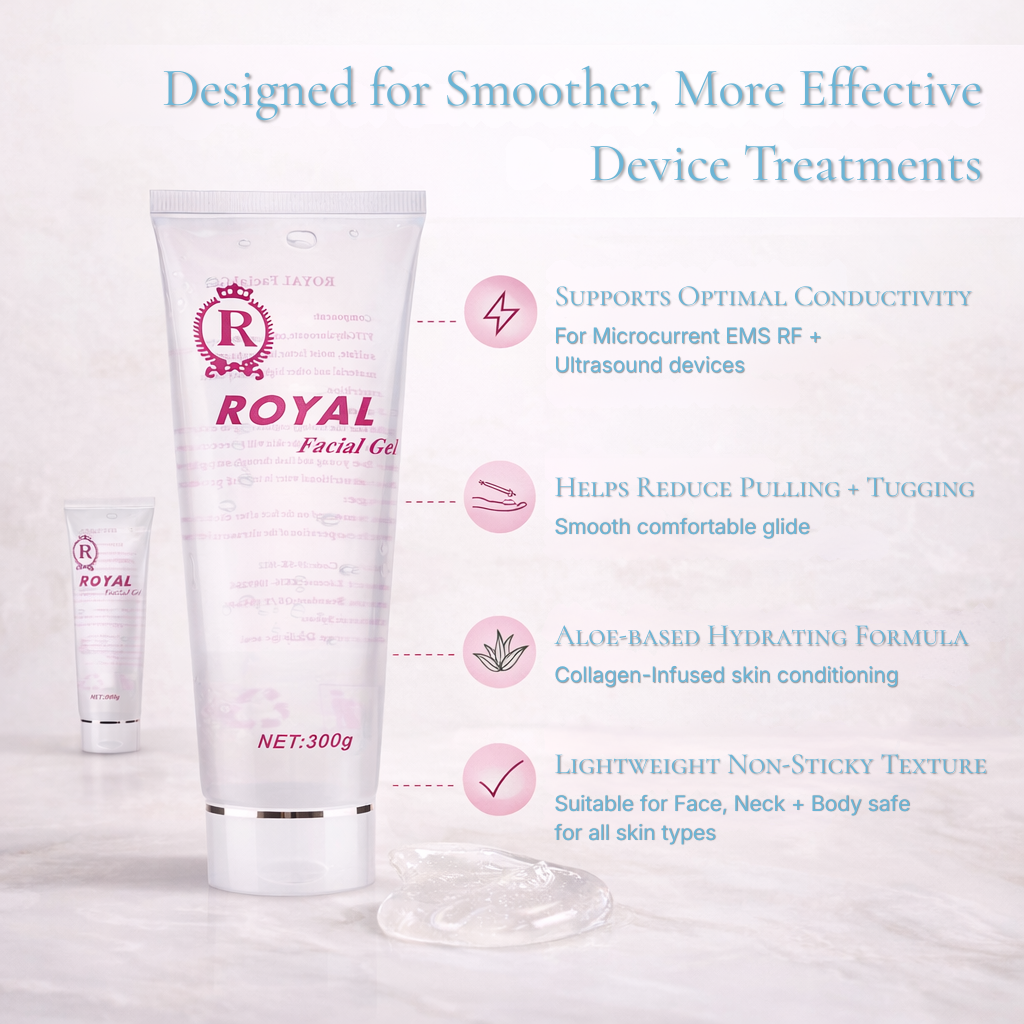 Aloe Collagen Conductive Gel for EMS & RF Devices