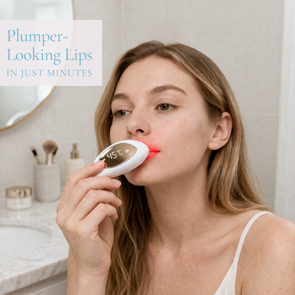 3-in-1 LED Red Light Therapy Lip Plumper