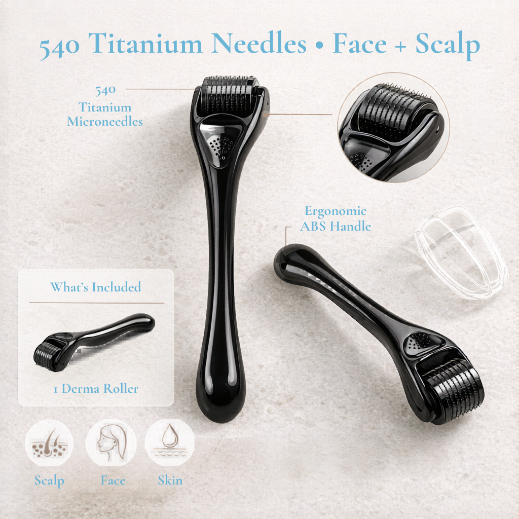Derma Roller Titanium Microneedling Tool