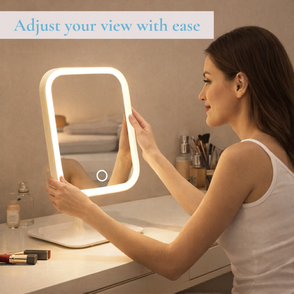 5x Magnifying Built-in LED light Makeup Vanity Mirror