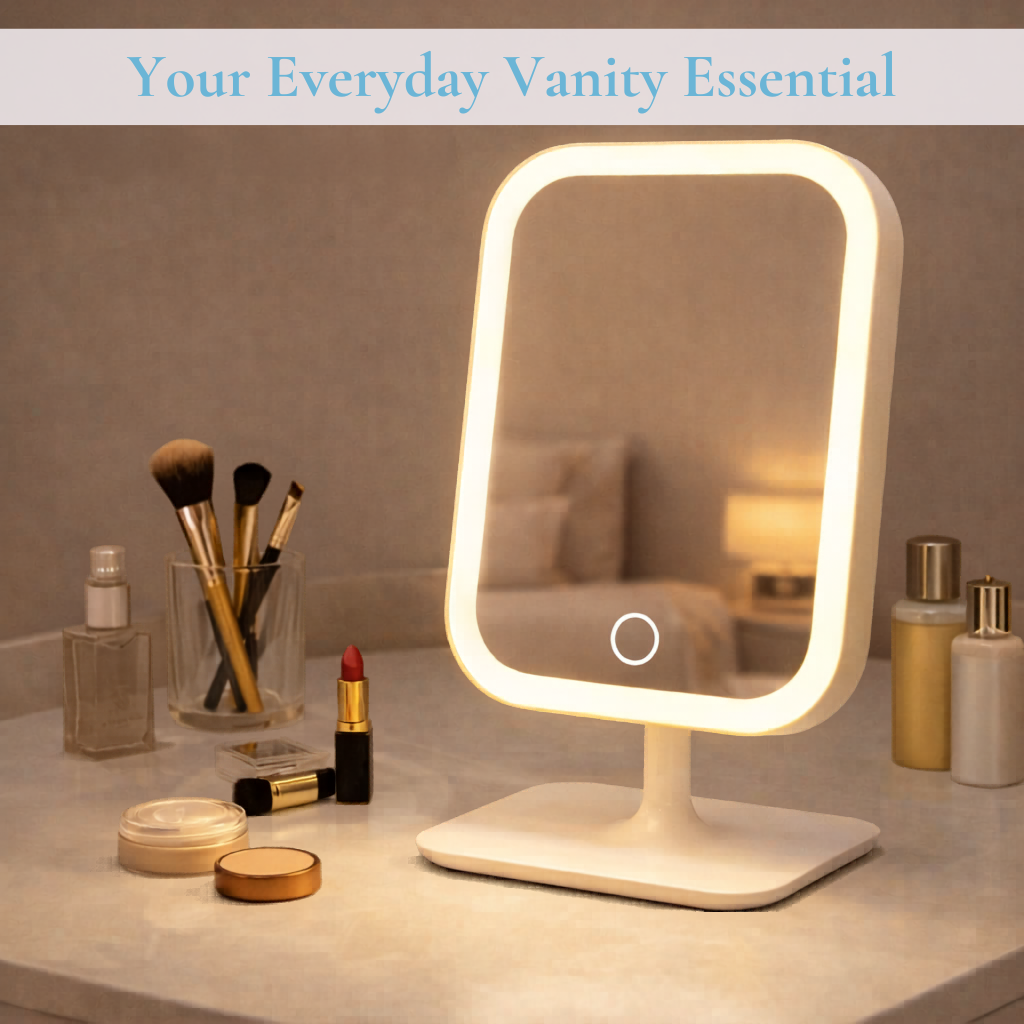 5x Magnifying Built-in LED light Makeup Vanity Mirror