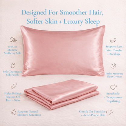 100% Mulberry Silk Pillowcase