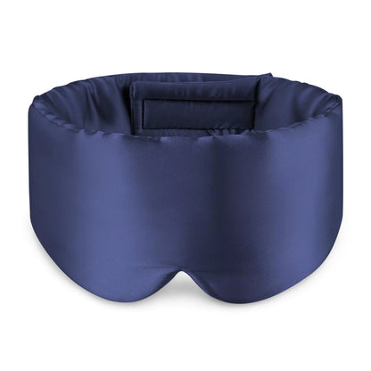 Contoured Adjustable Silk Eye Mask for Deep Sleep