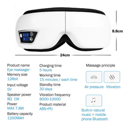 Smart Portable Heated Eye Massager