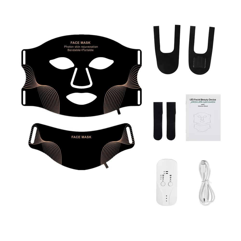 7-in-1 LED Photon Mask – Advanced Red Light Therapy Mask